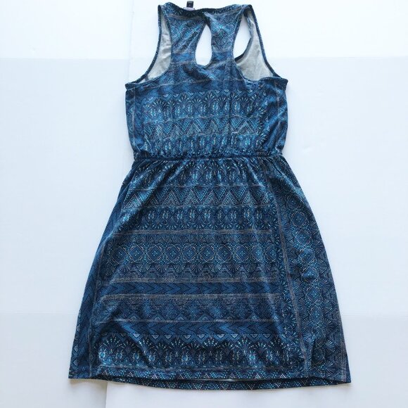 PATAGONIA W's West Ashley Dress Blue Mosaic Organic Cotton Tank Womens Small - Picture 2 of 7